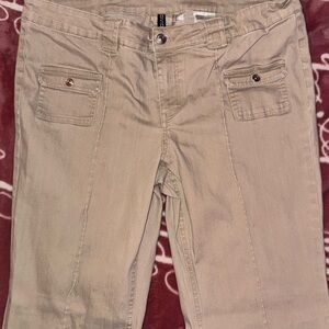 Divided Khaki Trousers